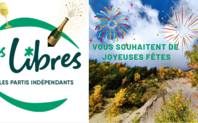 Les Libres vous souhaitent de belles fêtes!