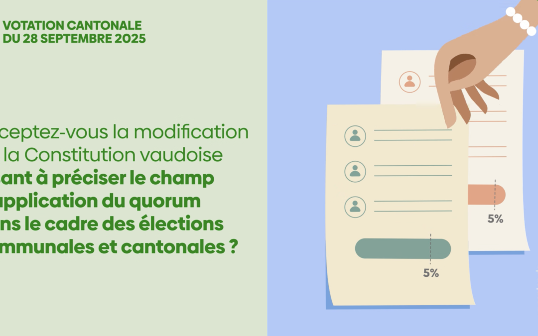 Système électoral vaudois: premier feu vert à une proposition des Libres en faveur des petits partis