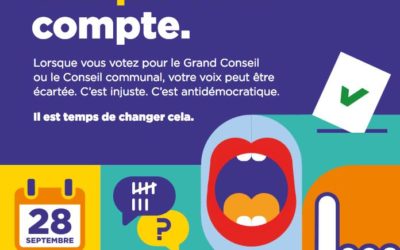 Vous pouvez renforcer la  démocratie le 28 septembre!